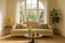 Load image into Gallery viewer, Luxury bespoke Piedmont Sofa in premium fabric – elegant designer sofa for London interiors
