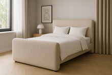 Load image into Gallery viewer, Riga luxury bespoke bed modern design for bright interiors
