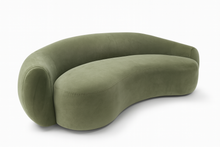 Load image into Gallery viewer, Skyline Sofa styled in elegant London living room – bespoke furniture for interior designers
