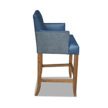 Load image into Gallery viewer, Baldwin Bar Stool bespoke luxury furniture London made in Britain
