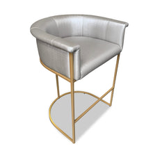 Load image into Gallery viewer, British made bespoke furniture Bronx Bar Stool handcrafted UK
