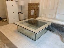Load image into Gallery viewer, Crystal bespoke luxury coffee table handcrafted in Britain for luxury interior design and contemporary London living
