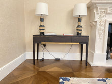 Load image into Gallery viewer, Fulham Bespoke Luxury Console Table handcrafted in Britain featuring elegant contemporary styling for luxury interior design projects, London living and sophisticated residential interiors.
