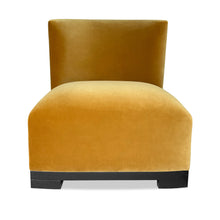 Load image into Gallery viewer, British made bespoke furniture Gabin occasional chair handcrafted UK
