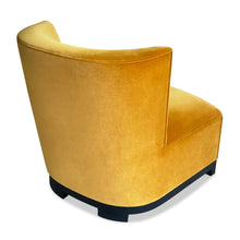 Load image into Gallery viewer, British made bespoke furniture Gabin occasional chair handcrafted UK
