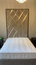 Load image into Gallery viewer, Legona bespoke headboard hand crafted luxury furniture made in Britain
