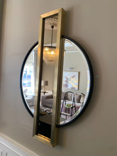 Load image into Gallery viewer, Landmark luxury bespoke mirror made in Britain with brass detailing
