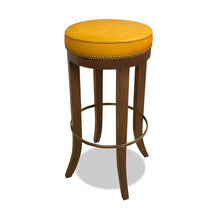 Load image into Gallery viewer, Langham bar stool luxury bespoke furniture handcrafted in Britain
