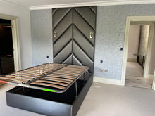 Load image into Gallery viewer, Manning bespoke headboard hand crafted luxury furniture made in Britain
