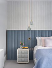 Load image into Gallery viewer, Milton bespoke headboard hand crafted luxury furniture made in Britain
