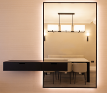 Load image into Gallery viewer, Model S luxury bespoke mirror made in Britain minimalist design
