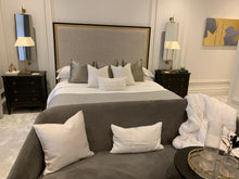 Load image into Gallery viewer, Monte bespoke headboard hand crafted luxury furniture made in Britain
