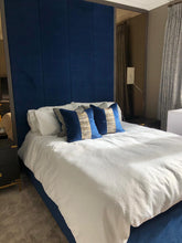 Load image into Gallery viewer, Podium bespoke headboard hand crafted luxury furniture made in Britain
