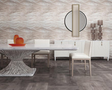 Load image into Gallery viewer, Thera bespoke luxury dining table hand carved timber base
