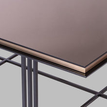 Load image into Gallery viewer, Trio Bespoke Luxury Console Table handcrafted in Britain featuring a sculptural three-column base and contemporary luxury styling for interior design projects and sophisticated London living.
