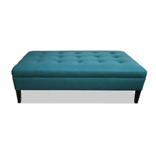 Load image into Gallery viewer, Vera bespoke luxury ottoman handmade in Britain
