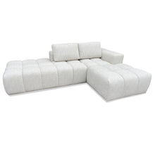 Load image into Gallery viewer, Luxury bespoke Blake sectional sofa with contour stitching in London living room
