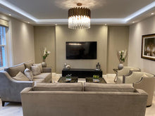 Load image into Gallery viewer, Luxury bespoke Hampton Sofa in fabric – 3-seat sofa for London home interior
