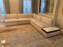Load image into Gallery viewer, Portier bespoke corner sofa craftsmanship detail London
