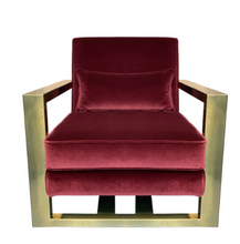 Load image into Gallery viewer, Pullman Armchair bespoke luxury furniture London made in Britain
